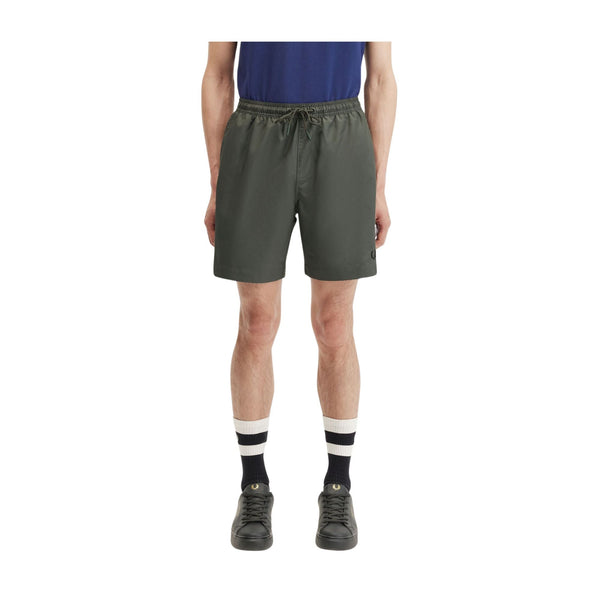 Fred Perry Costume Costume Uomo con logo ricamato Verde - Francavilla Moda